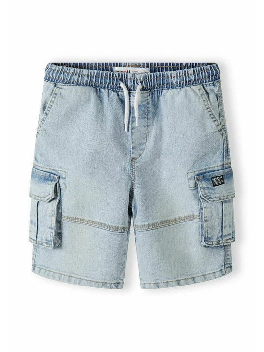 Zdjęcie produktu Szorty jeansowe MINOTI jasnoniebieski denim