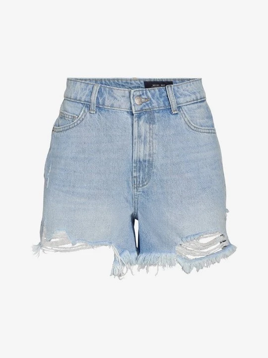 Zdjęcie produktu Szorty jeansowe Noisy May jasnoniebieski denim