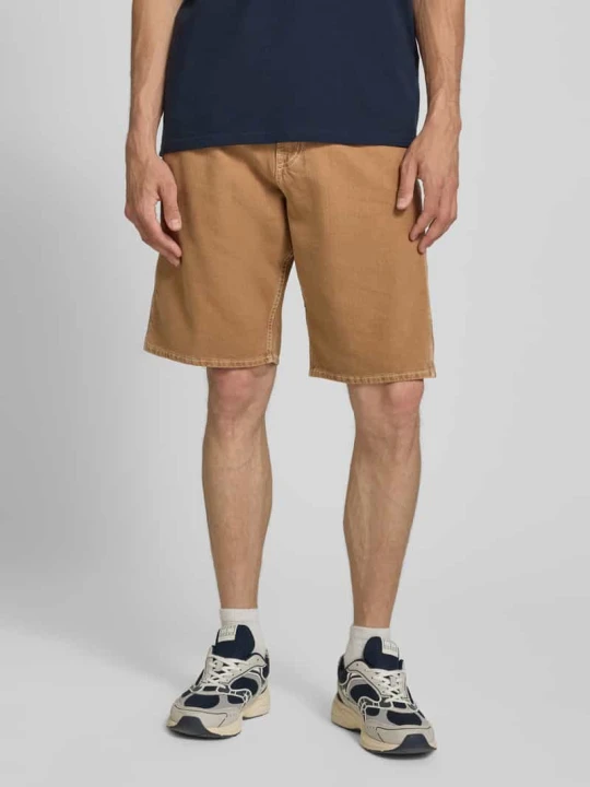 Zdjęcie produktu Szorty jeansowe o kroju baggy z wpuszczanymi kieszeniami model 'ALEX' Jack&Jones Camel