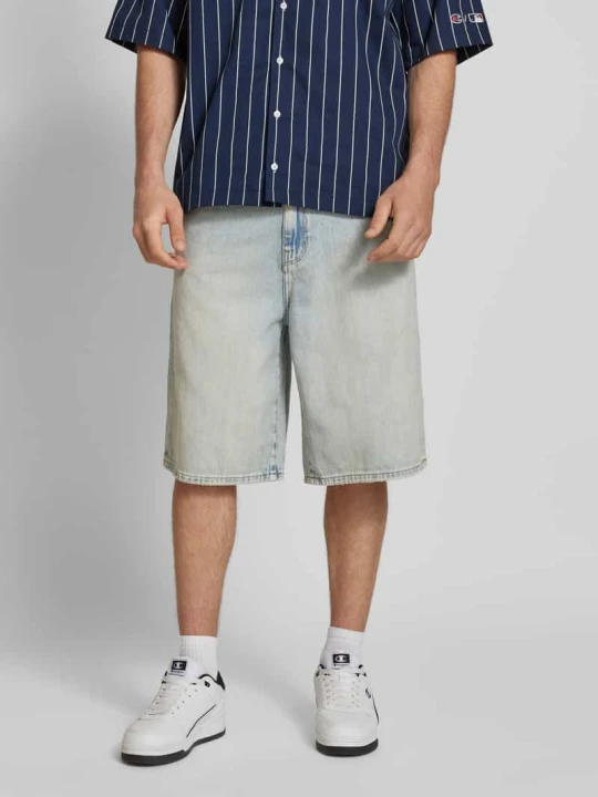 Zdjęcie produktu Szorty jeansowe o kroju balloon fit z 5 kieszeniami model ‘CARL’ Only & Sons Jasnoniebieski