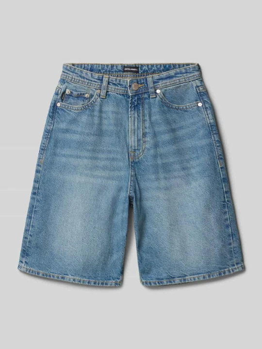 Zdjęcie produktu Szorty jeansowe o kroju extra baggy fit z 5 kieszeniami model ‘RON’ Jack&Jones Niebieski