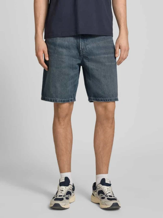 Zdjęcie produktu Szorty jeansowe o kroju loose fit z czystej bawełny Calvin Klein Jeans Średnioszary
