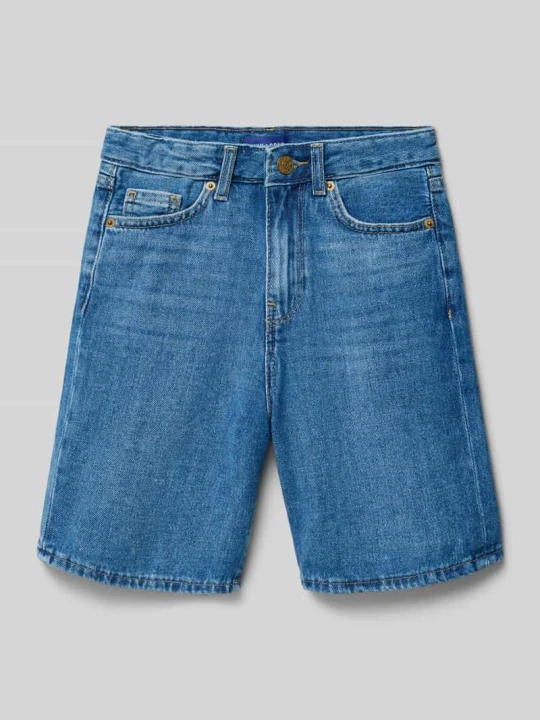 Zdjęcie produktu Szorty jeansowe o kroju loose fit z czystej bawełny model 'FADE' Only & Sons Niebieski