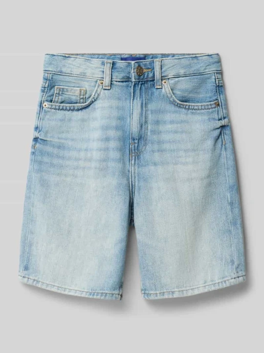 Zdjęcie produktu Szorty jeansowe o kroju loose fit z czystej bawełny model 'FADE' Only & Sons Jasnoniebieski