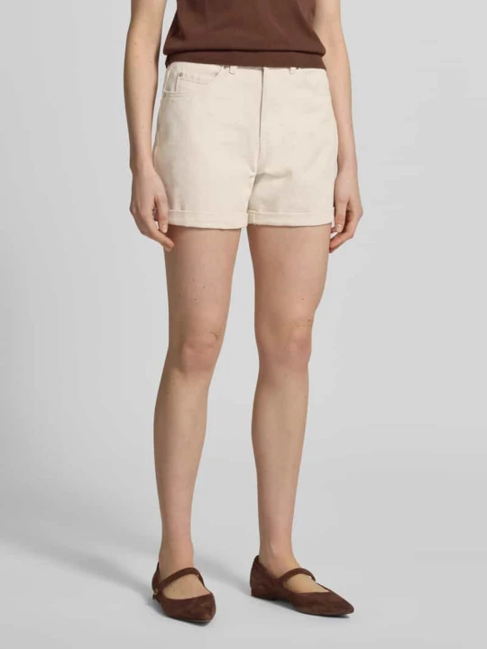Zdjęcie produktu Szorty jeansowe o kroju loose fit z mieszanka bawełny model 'ZURI' Vero Moda Écru