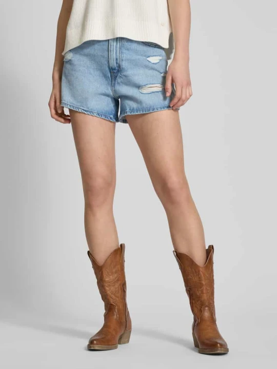 Zdjęcie produktu Szorty jeansowe o kroju mom fit z 5 kieszeniami Levi's Jasnoniebieski
