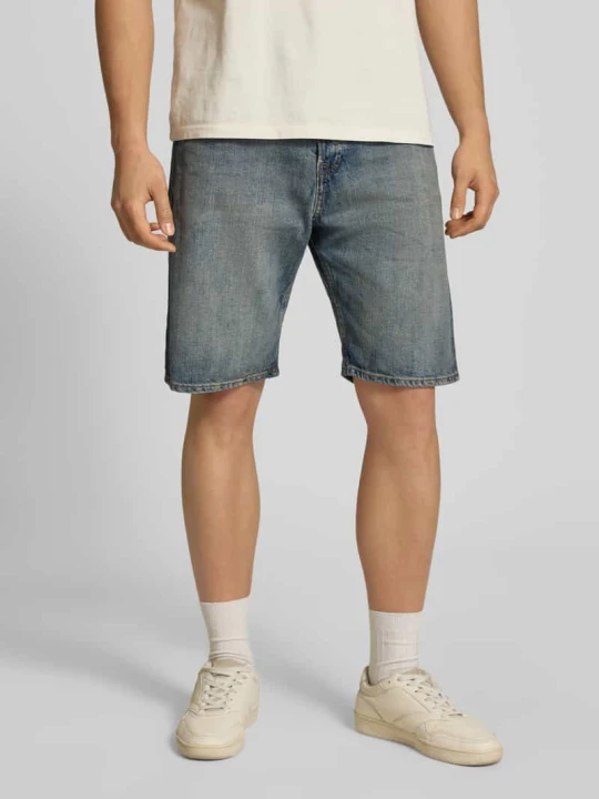Zdjęcie produktu szorty jeansowe o kroju regular fit w stylu 5 kieszeni Jack&Jones Jeansowy niebieski
