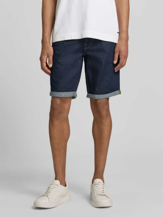 Zdjęcie produktu szorty jeansowe o kroju regular fit w stylu 5 kieszeni PME Legend Ciemnoniebieski