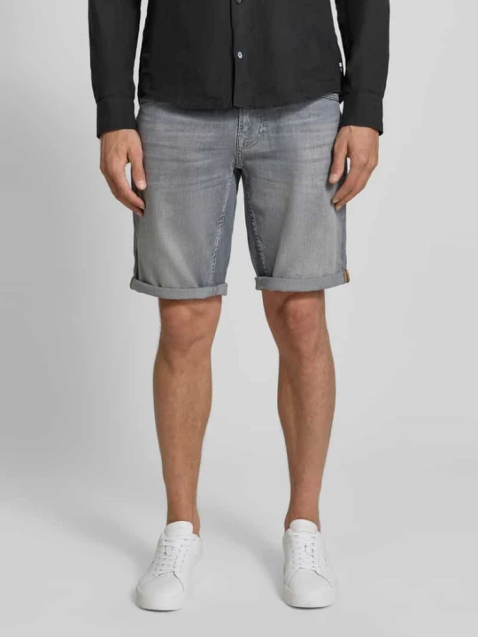 Zdjęcie produktu szorty jeansowe o kroju regular fit w stylu 5 kieszeni PME Legend Średnioszary