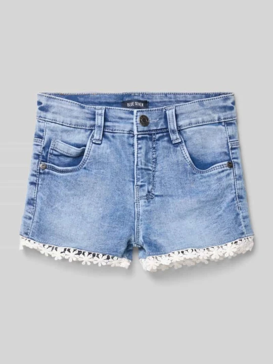 Zdjęcie produktu Szorty jeansowe o kroju regular fit z 5 kieszeniami BLUE SEVEN