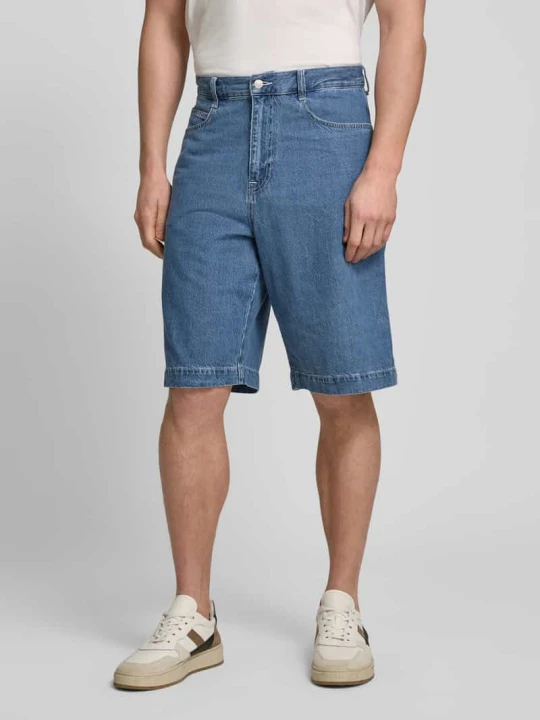 Zdjęcie produktu Szorty jeansowe o kroju regular fit z 5 kieszeniami Jake*s Niebieski