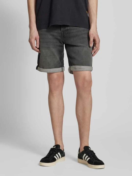 Zdjęcie produktu Szorty jeansowe o kroju regular fit z 5 kieszeniami model ‘RICK’ Jack&Jones Ciemnoszary