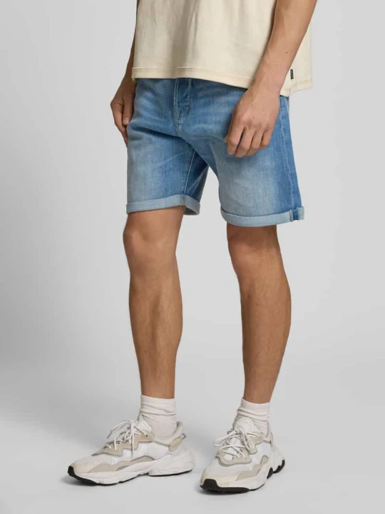 Zdjęcie produktu Szorty jeansowe o kroju regular fit z 5 kieszeniami model ‘RICK’ Jack&Jones Niebieski