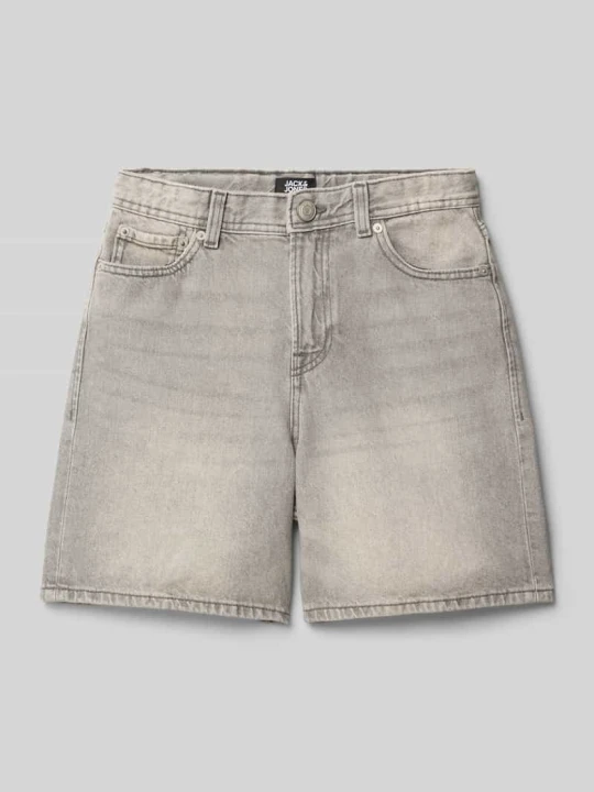 Zdjęcie produktu Szorty jeansowe o kroju regular fit z 5 kieszeniami model ‘TONY’ Jack&Jones Średnioszary melanż