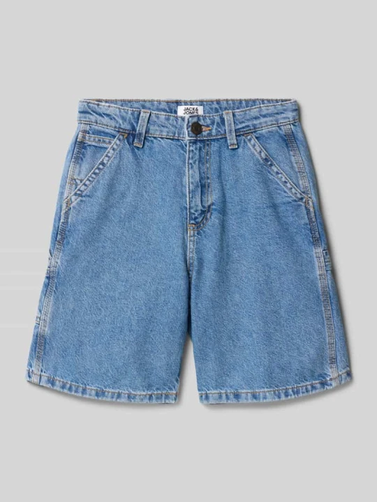 Zdjęcie produktu Szorty jeansowe o kroju regular fit z 5 kieszeniami model ‘TONY’ Jack&Jones Niebieski