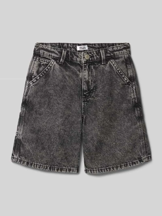 Zdjęcie produktu Szorty jeansowe o kroju regular fit z 5 kieszeniami model ‘TONY’ Jack&Jones Czarny
