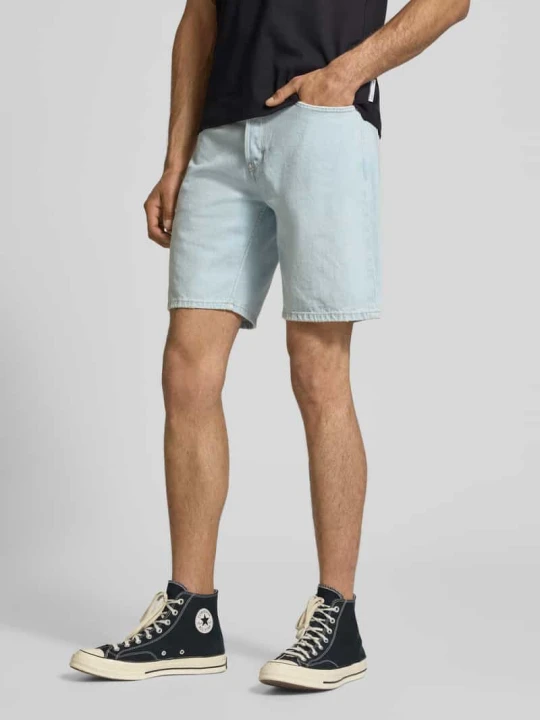 Zdjęcie produktu Szorty jeansowe o kroju regular fit z czystej bawełny model 'EDGE' Only & Sons Jasnoniebieski