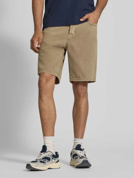 Zdjęcie produktu Szorty jeansowe o kroju regular fit z czystej bawełny model 'EDGE' Only & Sons Piaskowy