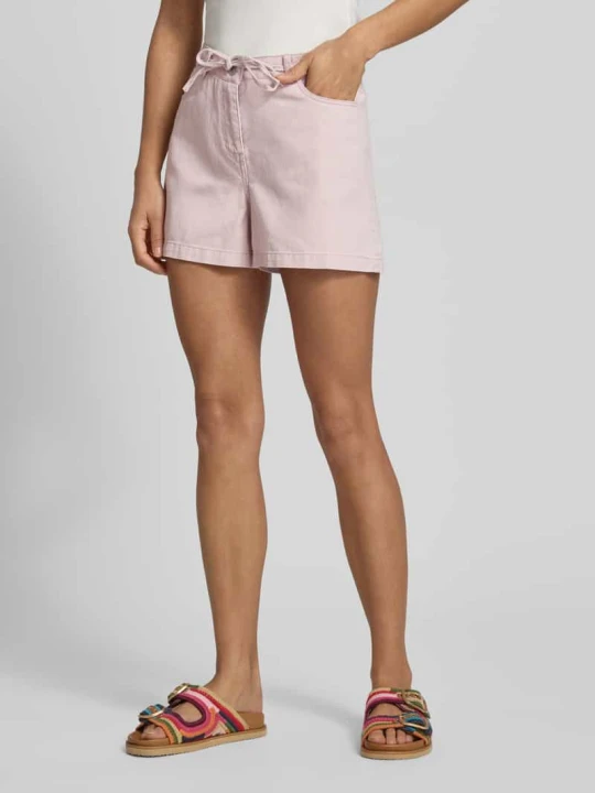 Zdjęcie produktu Szorty jeansowe o kroju regular fit z czystej bawełny model 'NAOMI' Only Jasnoróżowy