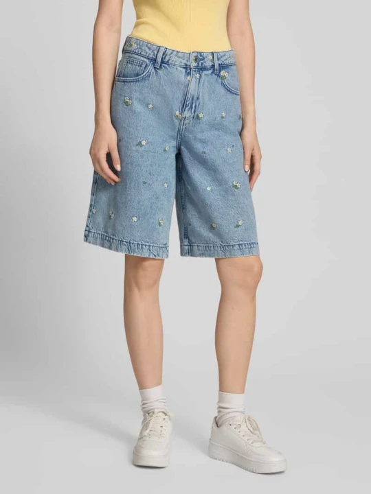 Zdjęcie produktu Szorty jeansowe o kroju regular fit z czystej bawełny model 'ONLDORSI-CASSIE' Only Jasnoniebieski