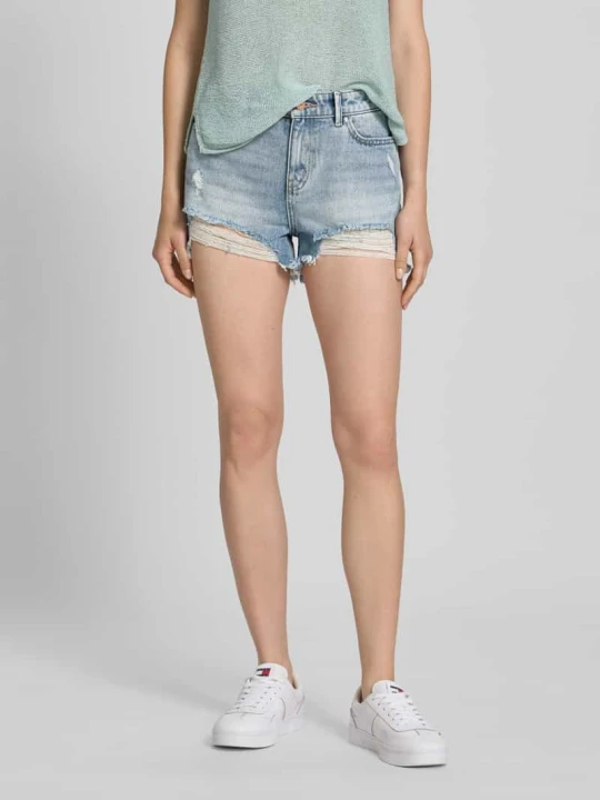 Zdjęcie produktu Szorty jeansowe o kroju regular fit z czystej bawełny model ‘PACY’ Only Jasnoniebieski