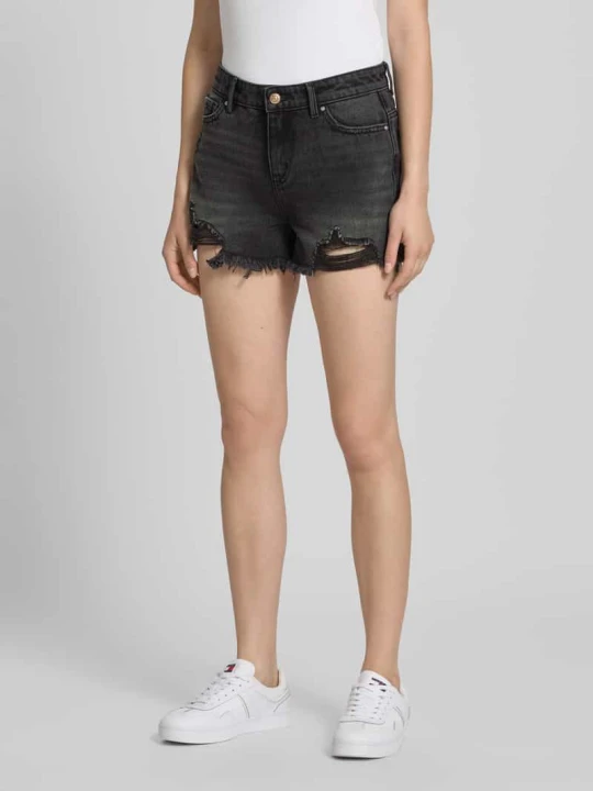 Zdjęcie produktu Szorty jeansowe o kroju regular fit z czystej bawełny model ‘PACY’ Only Czarny