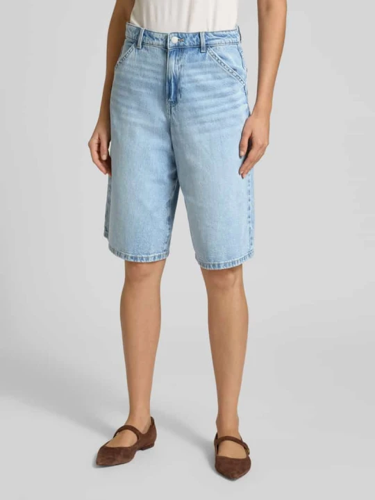 Zdjęcie produktu Szorty jeansowe o kroju regular fit z czystej bawełny model 'SILO' Vero Moda Jeansowy niebieski