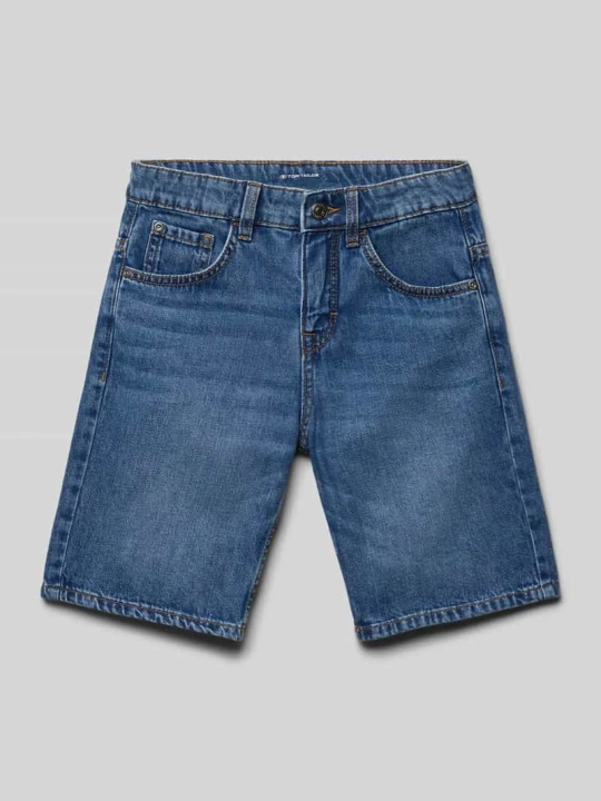 Zdjęcie produktu Szorty jeansowe o kroju regular fit z czystej bawełny Tom Tailor Niebieski