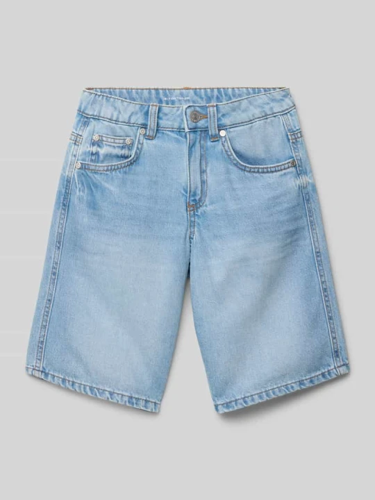 Zdjęcie produktu Szorty jeansowe o kroju regular fit z czystej bawełny Tom Tailor Jasnoniebieski