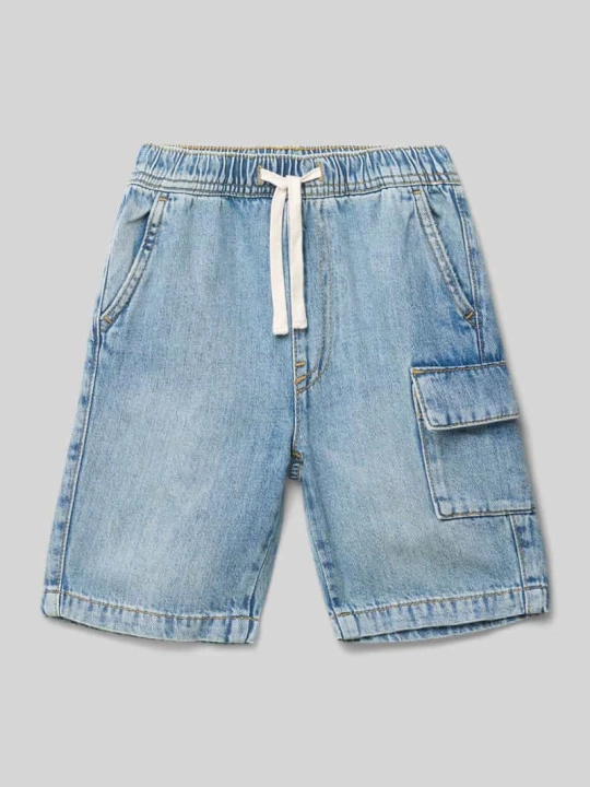 Zdjęcie produktu Szorty jeansowe o kroju regular fit z czystej bawełny Tom Tailor Jasnoniebieski