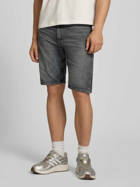 Zdjęcie produktu Szorty jeansowe o kroju regular fit z czystej bawełny Tommy Jeans Czarny