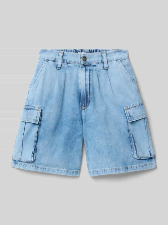 Zdjęcie produktu Szorty jeansowe o kroju regular fit z kieszeniami cargo Blue Effect