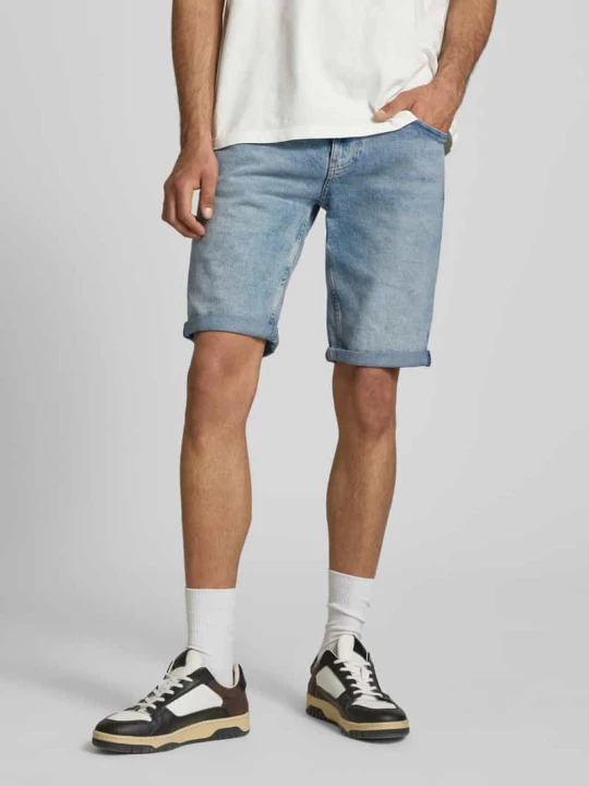 Zdjęcie produktu szorty jeansowe o kroju regular fit z mieszanka bawełny model 'RONNIE' Tommy Jeans Jasnoniebieski