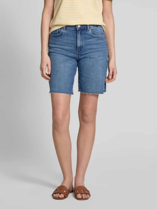 Zdjęcie produktu Szorty jeansowe o kroju regular fit z mieszanki bawełny model ‘CLEO’ Vero Moda Jeansowy niebieski
