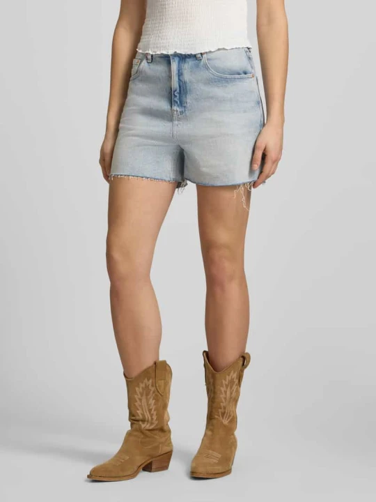 Zdjęcie produktu Szorty jeansowe o kroju regular fit z mieszanki bawełny model 'MOM SHORT' Tommy Jeans Jeansowy niebieski
