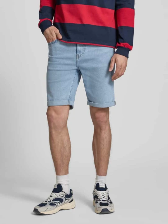 Zdjęcie produktu Szorty jeansowe o kroju regular fit z mieszanki bawełny model 'PLY LBD 6185' Only & Sons Jasnoniebieski