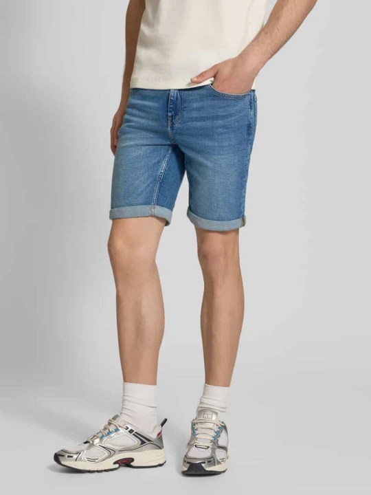 Zdjęcie produktu Szorty jeansowe o kroju regular fit z mieszanki bawełny model 'PLY' Only & Sons Jeansowy niebieski