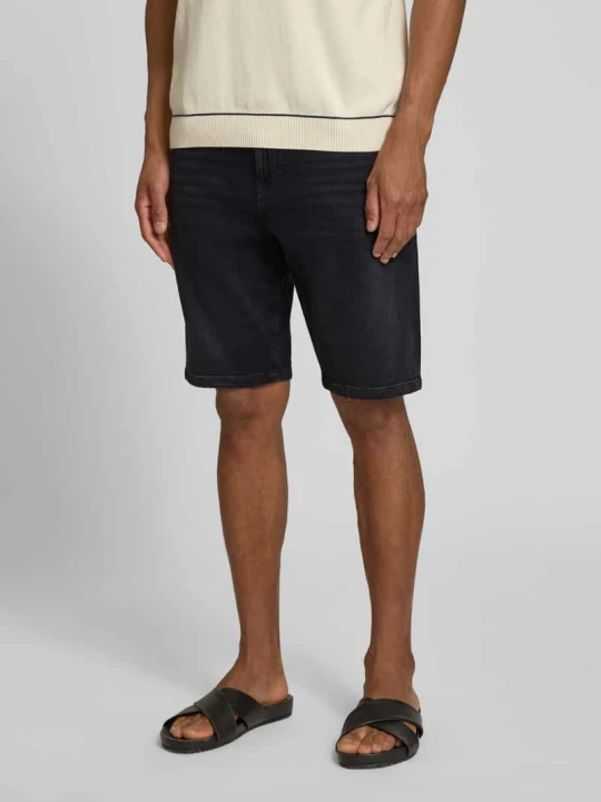 Zdjęcie produktu Szorty jeansowe o kroju regular fit z mieszanki bawełny model 'RE.MAINE SHORTS BO BORN' Boss Ciemnoszary