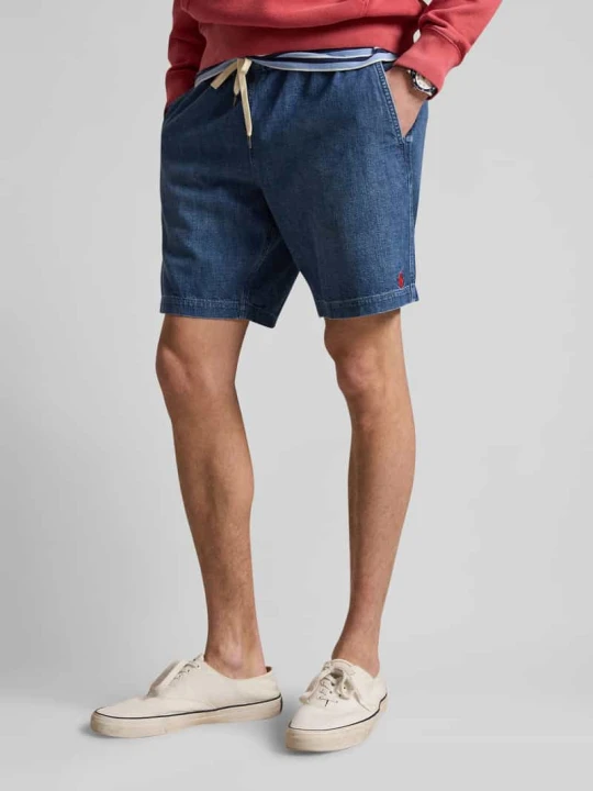 Zdjęcie produktu Szorty jeansowe o kroju regular fit z mieszanki bawełny Polo Ralph Lauren Jeansowy niebieski