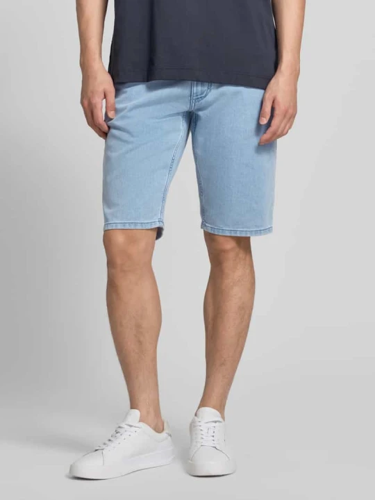 Zdjęcie produktu Szorty jeansowe o kroju regular fit z mieszanki bawełny s.Oliver Jeansowy niebieski