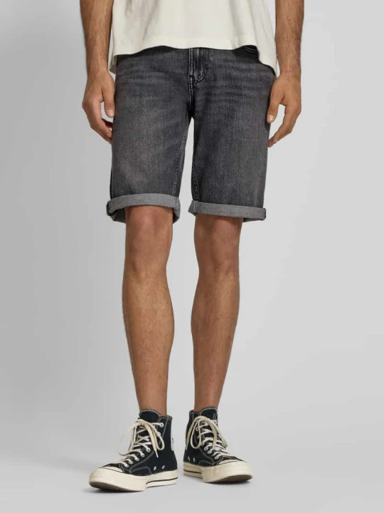 Zdjęcie produktu Szorty jeansowe o kroju regular fit z mieszanki bawełny Tommy Jeans Czarny