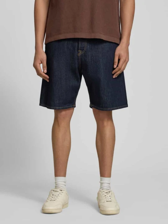 Zdjęcie produktu Szorty jeansowe o kroju relaxed fit model 'TONY' Jack&Jones Ciemnoniebieski