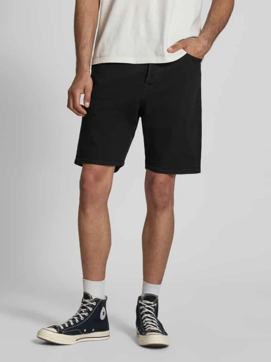 Zdjęcie produktu Szorty jeansowe o kroju relaxed fit model 'TONY' Jack&Jones Czarny