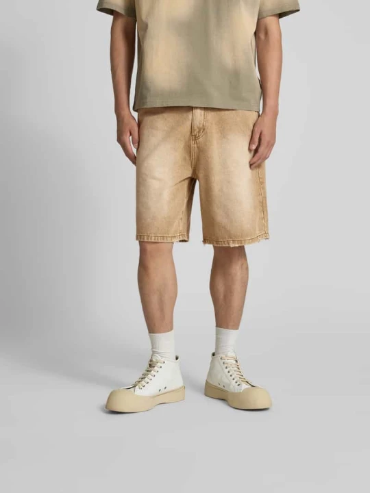 Zdjęcie produktu Szorty jeansowe o kroju relaxed fit z bawełny Don't Waste Culture Piaskowy