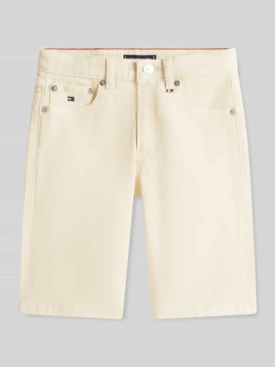 Zdjęcie produktu Szorty jeansowe o kroju relaxed fit z czystej bawełny Tommy Hilfiger Écru