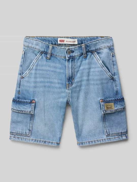 Zdjęcie produktu Szorty jeansowe o kroju relaxed fit z kieszeniami cargo Levi's Niebieski