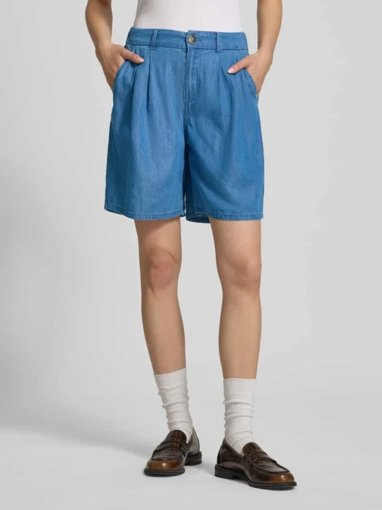 Zdjęcie produktu Szorty jeansowe o kroju relaxed fit z mieszanki bawełny i lyocellu model 'BEA' Only Jeansowy niebieski
