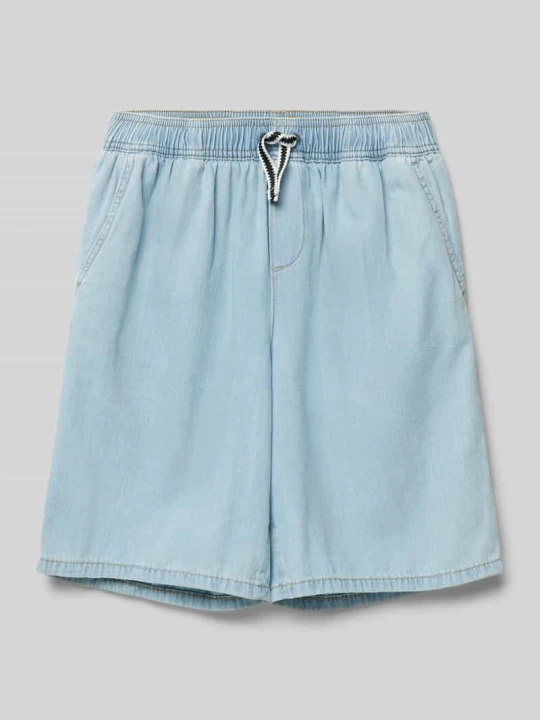 Zdjęcie produktu Szorty jeansowe o kroju relaxed fit z tunelem s.Oliver Jasnoniebieski