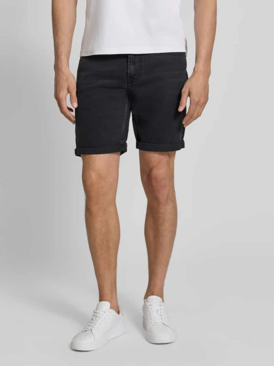 Zdjęcie produktu Szorty jeansowe o kroju slim fit z mieszanki bawełny model 'NAAILO' ARMEDANGELS Ciemnoszary
