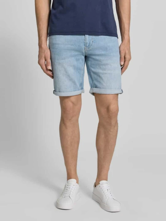 Zdjęcie produktu Szorty jeansowe o kroju slim fit z mieszanki bawełny model 'NAAILO' ARMEDANGELS Jasnoniebieski